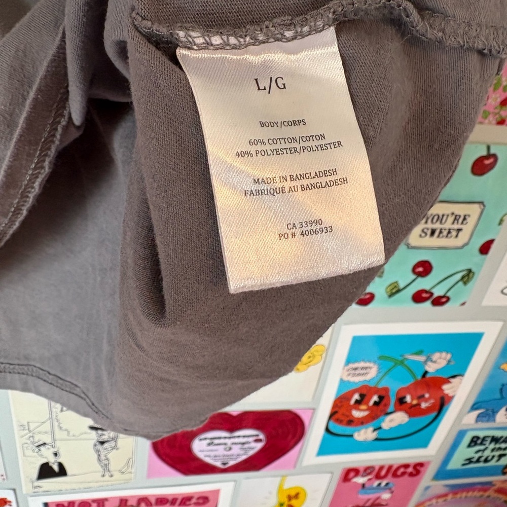 CARE BEARS Y2K Retro Style Grey Rainbow Graphic Nostalgic Cartoon Tee - Picture 7 of 7